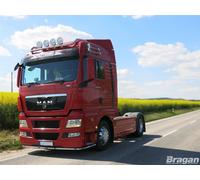 Barra Tettuccio + Incasso LED + Punti + Aria Clacson Per MAN tga LX Inox