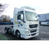 Barra Tettuccio + Incasso LED + Punti Per MAN tgx 2015-2023 Euro6 xxl Acciaio