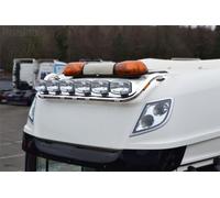 Barra Tettuccio + Jumbo LED Punti - Tipo B Per DAF xf 106 2013 + Superspace Inox