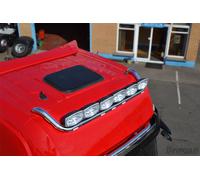 Barra Tettuccio + Jumbo Punti + Colore LED Per DAF xf 95 Superspace Acciaio Inox