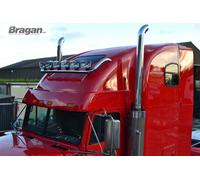 Barra Tettuccio + Jumbo Punti + Incasso LED Per American volvo VNL 670 Inox