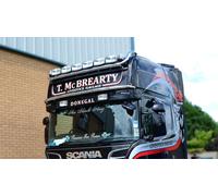 Barra Tettuccio + Jumbo Punti + Trasparente Faro x2 Per Mercedes Actros MP4