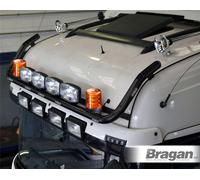 Barra Tettuccio + Jumbo Punti x4 + Colore LED - Nero Per DAF Cf 2014 + Space