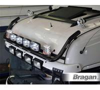 Barra Tettuccio + LED Punti + Faro Per Mercedes Antos Classicspace - Nero