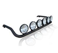 Barra Tettuccio + LED + Tondo Nero Punti - Per Mercedes Actros MP4 Big Space