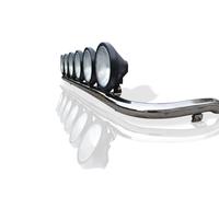 Barra Tettuccio + Proiettore per Mercedes Atego Acciaio Inox Ant. Luce Camion
