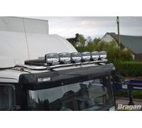Barra Tettuccio + Punti x6 + Incasso LED x7 Per DAF xf 105 Space Inox Accessori