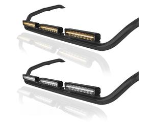 Barra Tettuccio Tipo B + LED Faro Barre Per DAF xf 105 Super Space Cabina - Nero