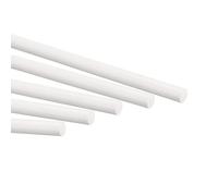 Barra tonda in ABS da 5 pezzi, lunghezza 500 mm, diametro 5-10, asta solida in adatta for materiale modello fai te(Diameter 6mm)