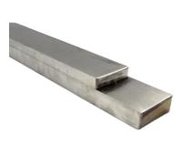 Barra tonda in acciaio inossidabile, barra piatta in acciaio inossidabile, barra piatta in acciaio inossidabile 304, lamiere in acciaio inossidabile di spessore 15 mm per la cucina fai da te, 15 × 30