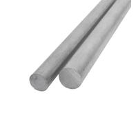 Barra tonda in alluminio 6061, diametro solido 5-60 mm x lunghezza 500 mm, asta in lega d'argento for lavorazioni meccaniche, progetti fai da te e strutturali(38mm)