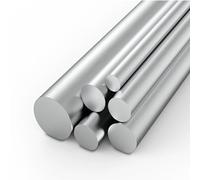 Barra tonda in alluminio da 2 pezzi, diametro 9-10 mm, lunghezza 500 mm, barra tonda in alluminio 6061 for fai da te(9x500mm)