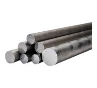 Barra Tonda in Alluminio Massiccio, Barra Tonda in Alluminio 6061 Lunga 13", Per Uso Industriale, Fai Da Te, Nuova Barra Per Tornio (15 * 500mm 2rods)