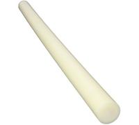 Barra tonda in plastica con asta in ABS Materiali di lavorazione CNC Nero Beige Lunghezza 500 mm for diversi settori 1 pezzo(Beige,12x500mm)