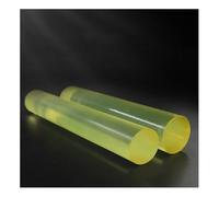 Barra tonda in poliuretano solido colorato con durezza 75A, guarnizione antiurto resistente all'usura, lunghezza ammortizzatore 50 cm, diametro 20-100 mm, 1 pz(Transparent,25x500mm)