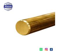 Barra Tonda Liscia in Ottone di Alta Qualità Da 3 a 80 mm in Diverse Lunghezze