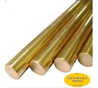Barra tonda tondino Ottone OT 58 mm 35 lung. cm 20 fresa tornio cnc modellismo