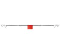 Barra traino auto 2500 kg cm 180 Zincata Componibile per auo con anello gancio