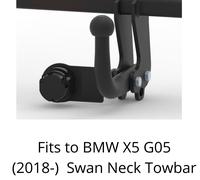 Barra Traino A Forca Per BMW X5 SUV G05 (2018-) & Relè Bypass 13 Pin - B088
