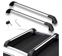 Barra Trasversale 2 Pezzi Per Citroen Per C4 Per Grand Picasso Barre Trasversali Barre Trasversali Portapacchi In Lega Di Alluminio Con Serratura Per Portapacchi(Silverblack)