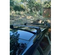 Barra trasversale portapacchi nera per Mitsubishi Lancer 2008-2017 EVO...