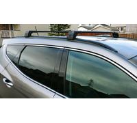 BARRA TRASVERSALE PORTAPACCHI SUPERIORE ALLUMINIO BMW X6 NERO BLOCCABILE 2014...