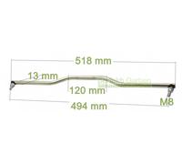 Barra trasversale sterzo per tosaerba McCulloch Partner Poulan Craftsman 170162