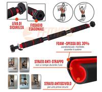 BARRA TRAZIONI PORTA PER PULL UP + LEVA SICUREZZA ENTROPORTA 60-100 SOLLEVAMENTO