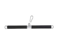 Barra Tricipiti in Acciaio Inossidabile - Barra Dritta Bicipiti Tricipiti 48cm - Barras Fitness | Barras di Trazione Dritta Corta, Cavo con Moschettone, per Allenamento di Schiena, Braccia,