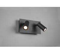 Barra TUNGA LED 2 spots orientabili antracite 222960242