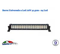 BARRA UNIVERSALE A LED - LUNGHEZZA 41.5CM - 24 LED - 72W - EPISTAR - 6000K
