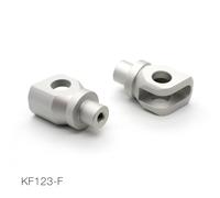 Barracuda 2 Attacchi Pedana Anteriori Alluminio per Kawasaki Z750 2003 al 2006