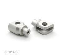 Barracuda 2 Attacchi Pedana Anteriori Alluminio per Kawasaki Z750 2003 al 2006