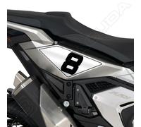 BARRACUDA ADESIVO TABELLA PORTANUMERO BIANCO HONDA X-ADV 750 2021-2023