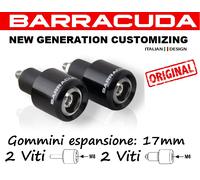BARRACUDA CONTRAPPESI TERMINALI MANUBRI ANTIVIBRANTI NERI PER SUZUKI V STROM