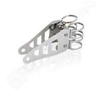 BARRACUDA COPPIA ATTACCO STAFFE FARO ALLUMINIO FORCELLE GIRATE DIAMETRO 43-46