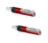 BARRACUDA COPPIA FRECCE IDEA B-LUX OMOLOGATE ROSSO MOTO HONDA NC 700-750 X