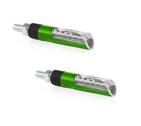 BARRACUDA COPPIA FRECCE IDEA B-LUX OMOLOGATE VERDE MOTO DUCATI MONSTER