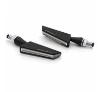 BARRACUDA COPPIA FRECCE LED SEQUENZIALI SQ-LED B-LUX MOTO OMOLOGATE NERE