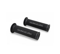 Barracuda coppia manopole basic racing grips nero-grigio 120mm
