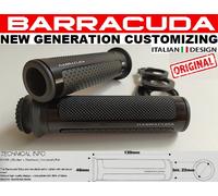 BARRACUDA COPPIA MANOPOLE RACING ALLUMINIO NERE DUCATI SCRAMBLER 2015 2016 2017