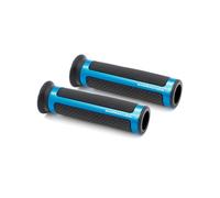 BARRACUDA COPPIA MANOPOLE UNIVERSALI RACING 120mm QUALITY GRIPS BLU MOTO