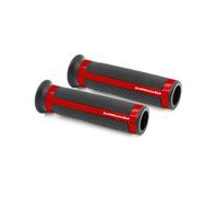 BARRACUDA COPPIA MANOPOLE UNIVERSALI RACING 120mm QUALITY GRIPS ROSSO MOTO