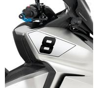 BARRACUDA COPPIA TABELLE PORTANUMERO HONDA FORZA 750 2021 + 2 NUMERI A SCELTA