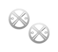 BARRACUDA KIT COPPIA COPRI CARTER ALLUMINIO ARGENTO YAMAHA T-MAX 530 2012-2016