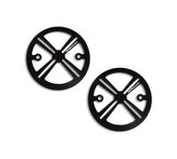 BARRACUDA KIT COPPIA COPRI CARTER ALLUMINIO NERO YAMAHA T-MAX 500 2008-2011