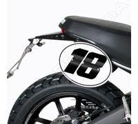 BARRACUDA KIT COUPLE NUMBER PLATE DUCATI SCRAMBLER 2015-2021