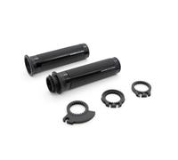 BARRACUDA KIT MANOPOLE RACING CON TIRAGAS MANUBRIO 22mm MOTO NERE