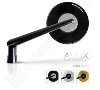 BARRACUDA MOTO COPPIA SPECCHI MANUBRIO RETROVISORI SKIN BAR END ALUX ALLUMINIO