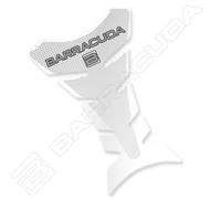 BARRACUDA Paraserbatoio Protezione Serbatoio Trasparente+Carbon Universale moto